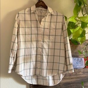 Madewell ex-boyfriend lightweight flannel